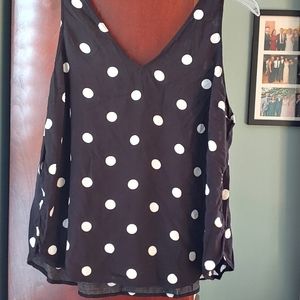 Polka dot tank top